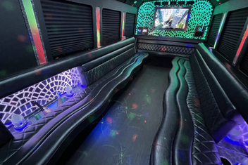 Fontana Limo Bus Interior