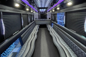 Fontana Party Bus Interior