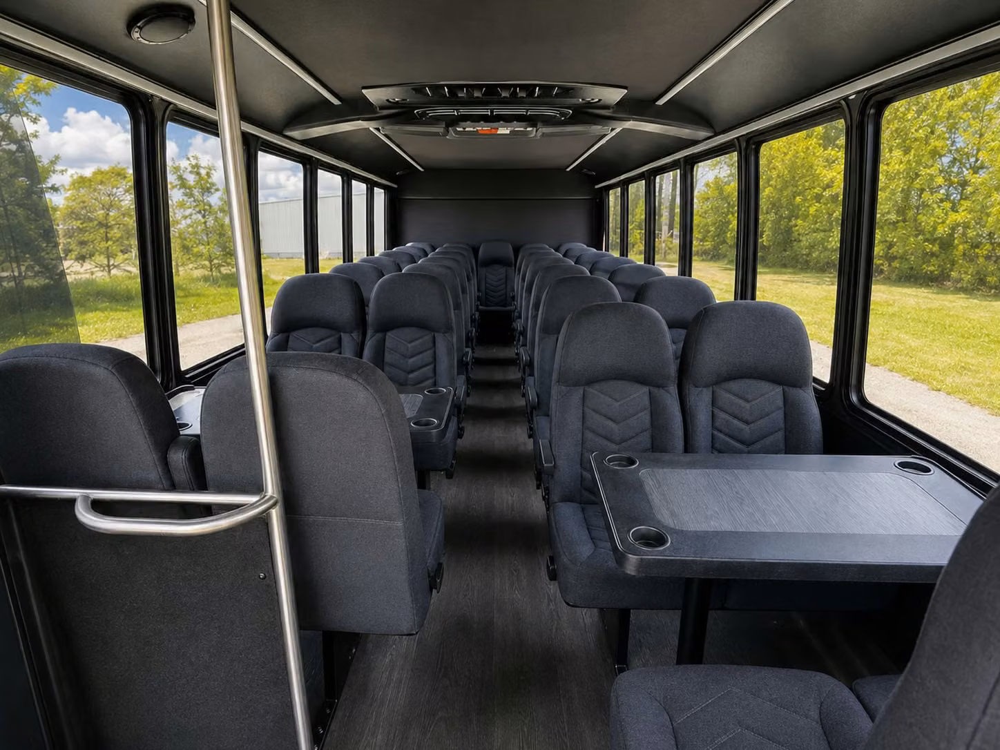 18 passenger minibus inside