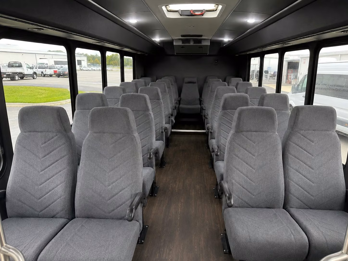 18 passenger minibus interior