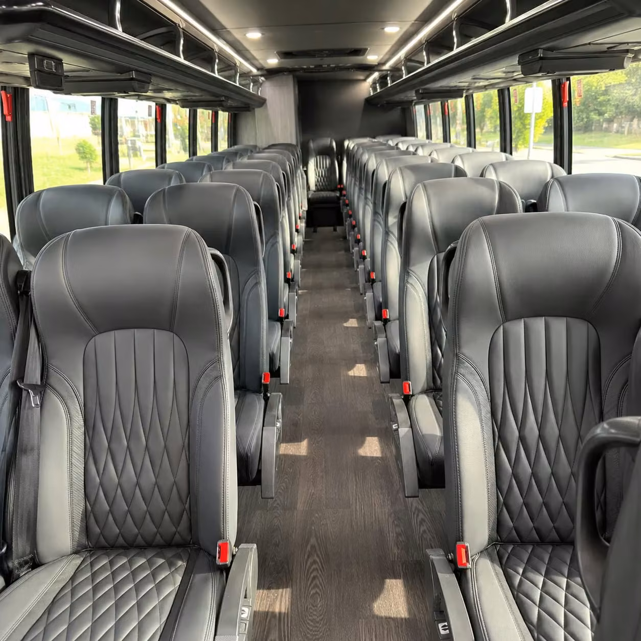25 passenger minibus inside