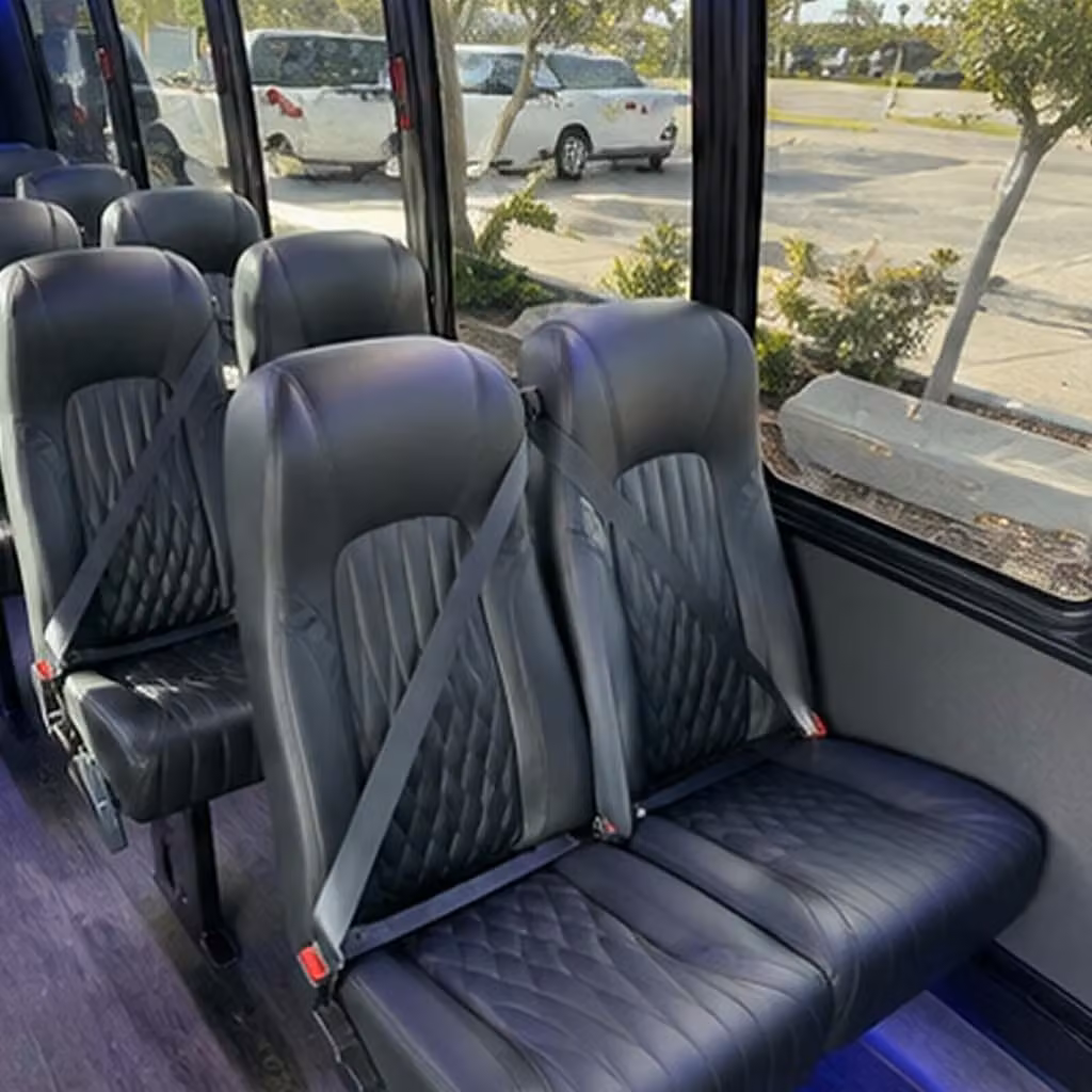 25 passenger minibus interior