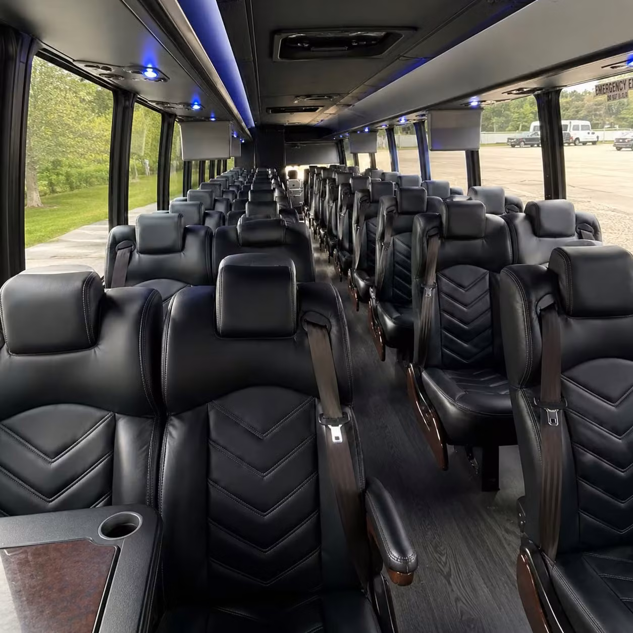 28 passenger minibus interior