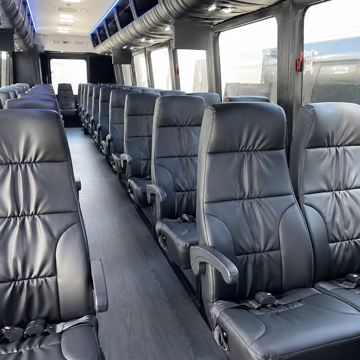 30 passenger minibus interior