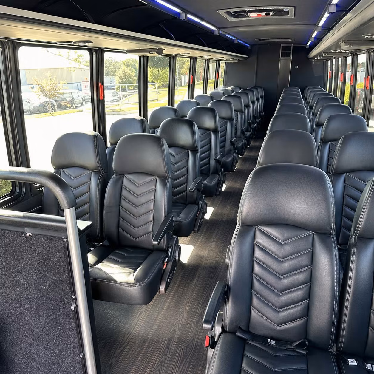 35 passenger minibus inside
