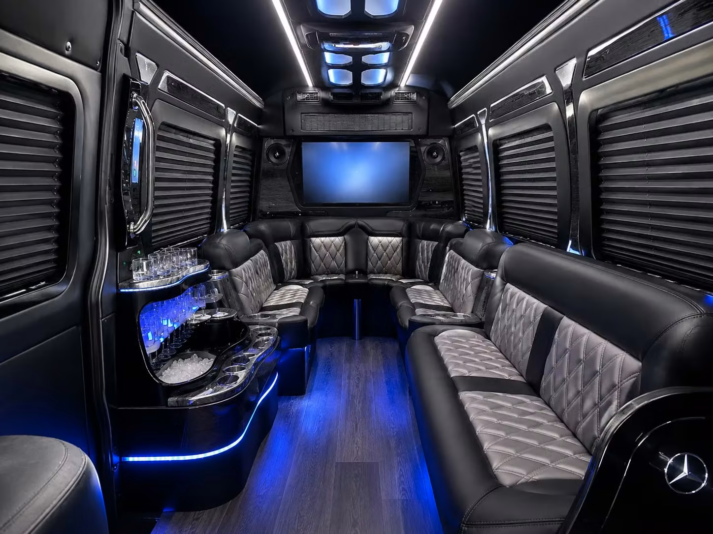 bus rental options for fontana trips