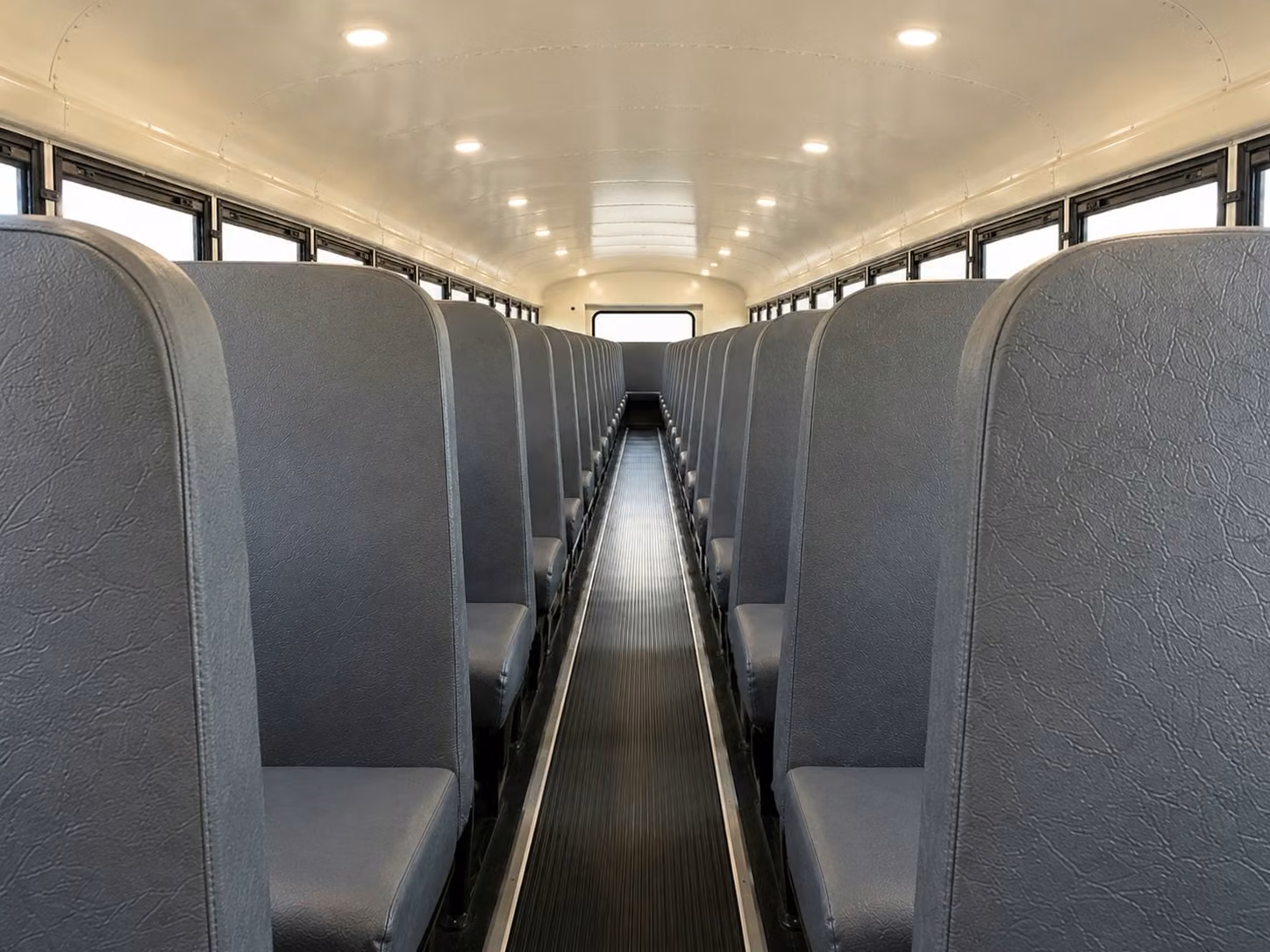 school bus inside