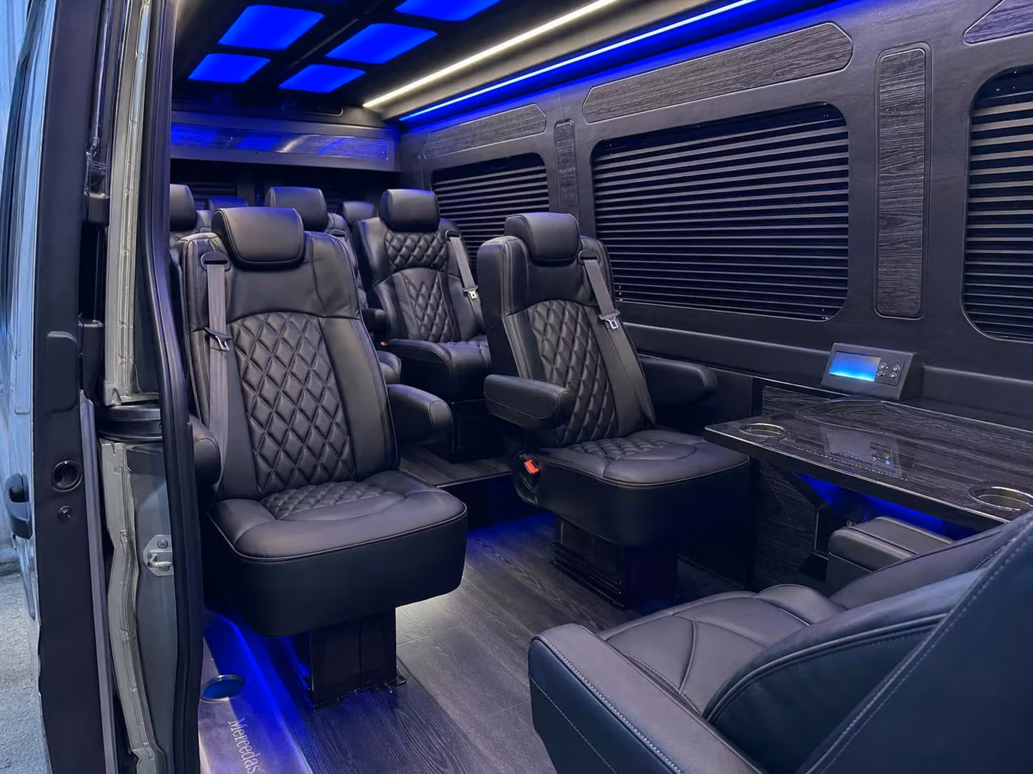 sprinter van with driver interior